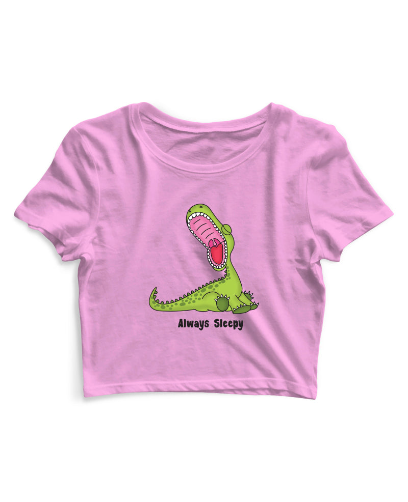 Always Sleepy - Women's Crop Top