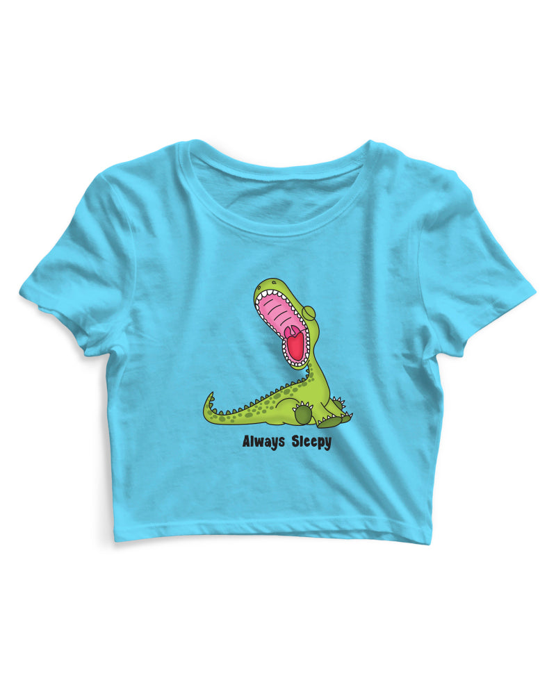 Always Sleepy - Women's Crop Top