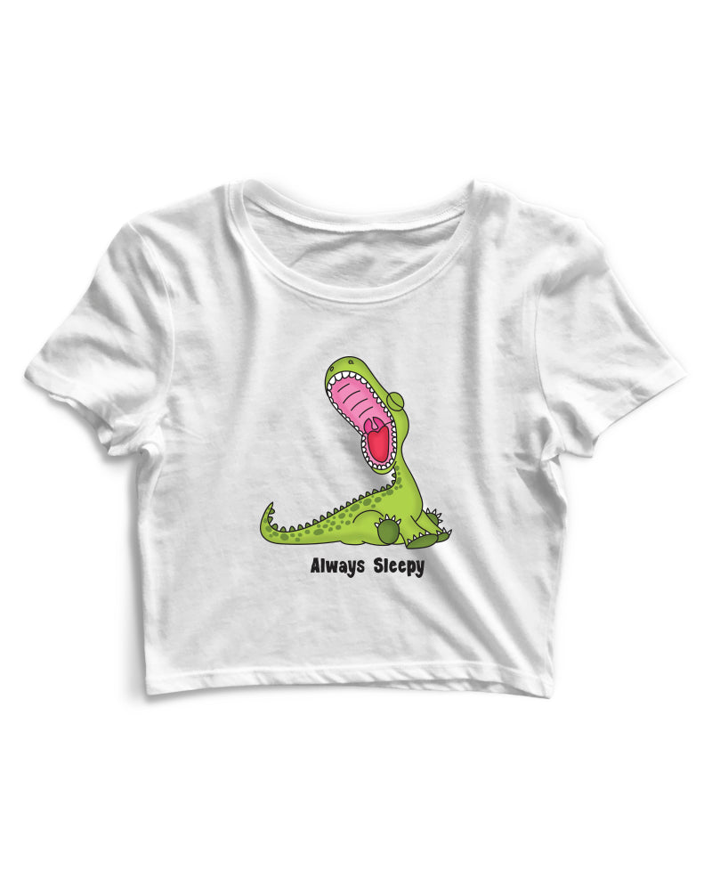 Always Sleepy - Women's Crop Top