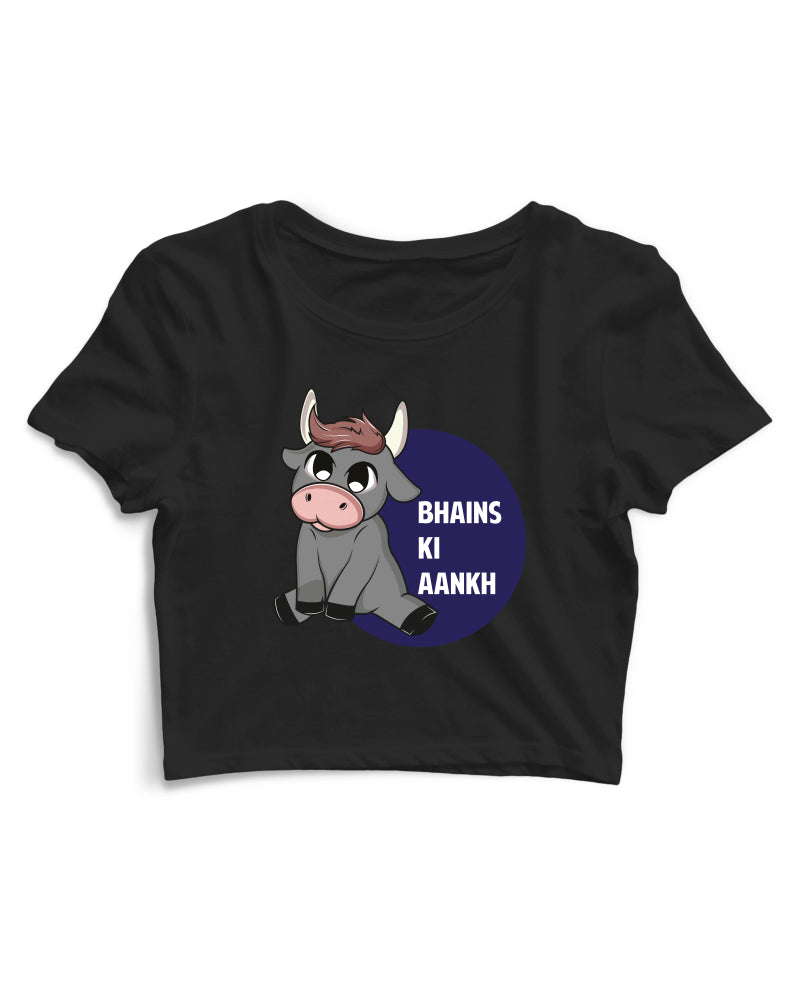 Bhains Ki Aankh English - Women's Crop Top