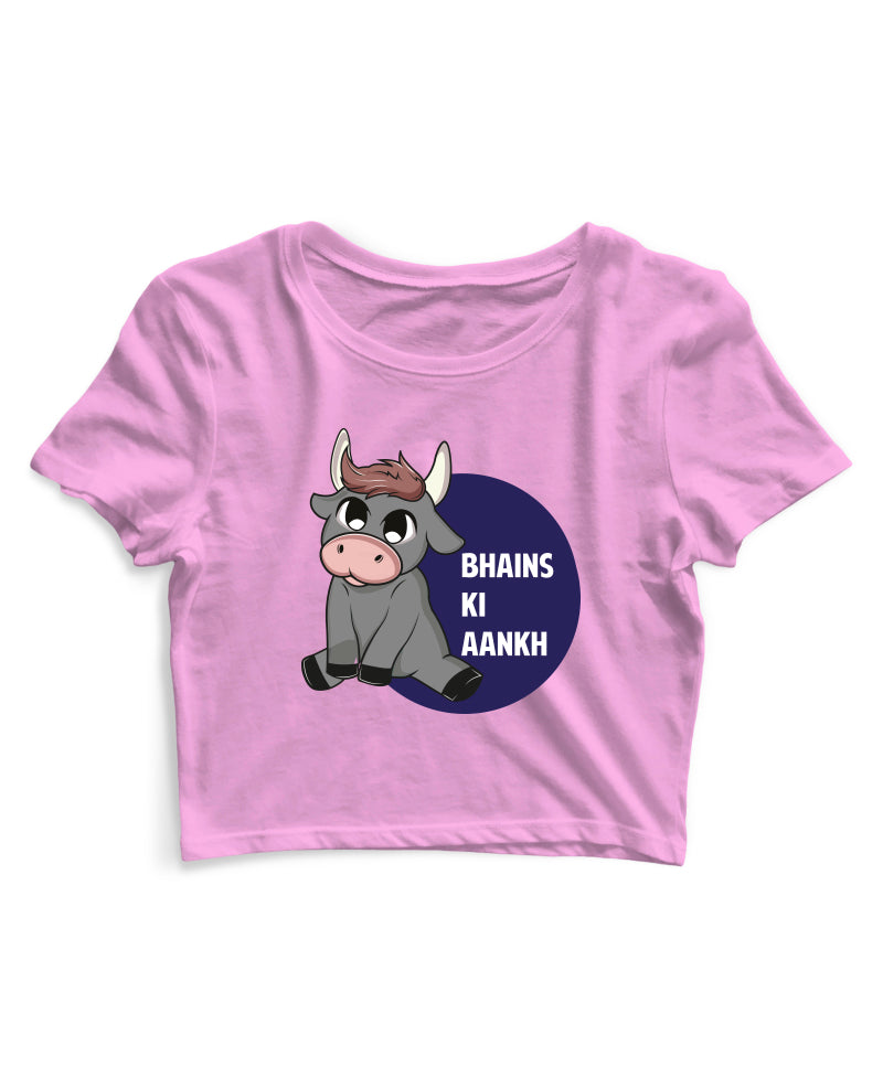Bhains Ki Aankh English - Women's Crop Top
