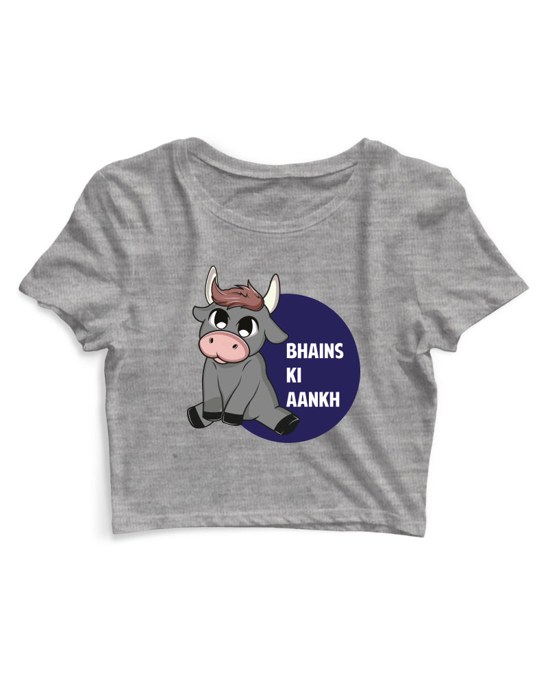 Bhains Ki Aankh English - Women's Crop Top
