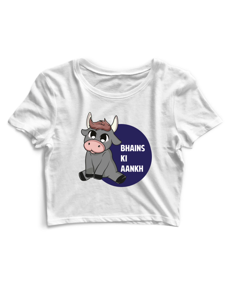 Bhains Ki Aankh English - Women's Crop Top