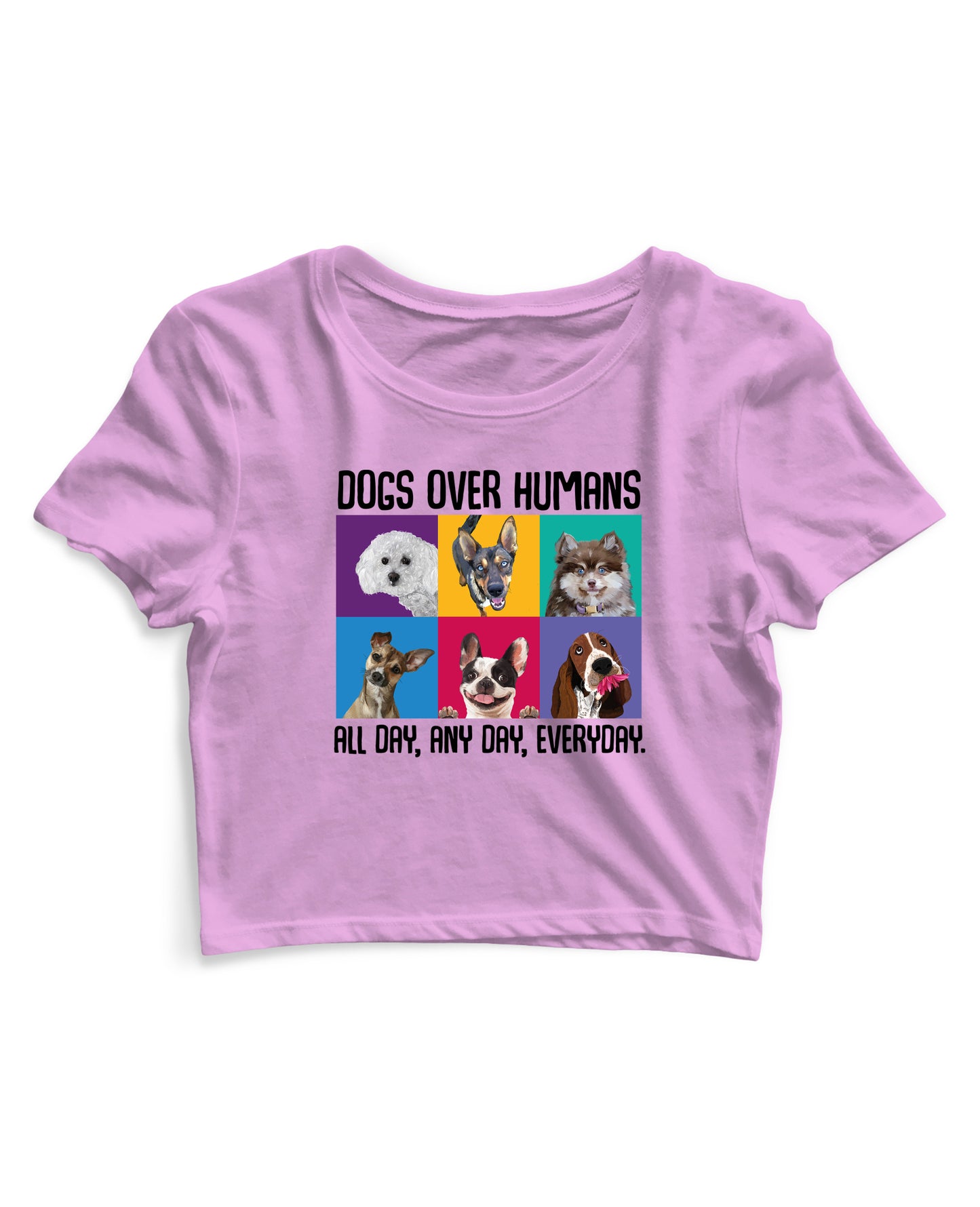 Dogs Over Humans - Women's Crop Top