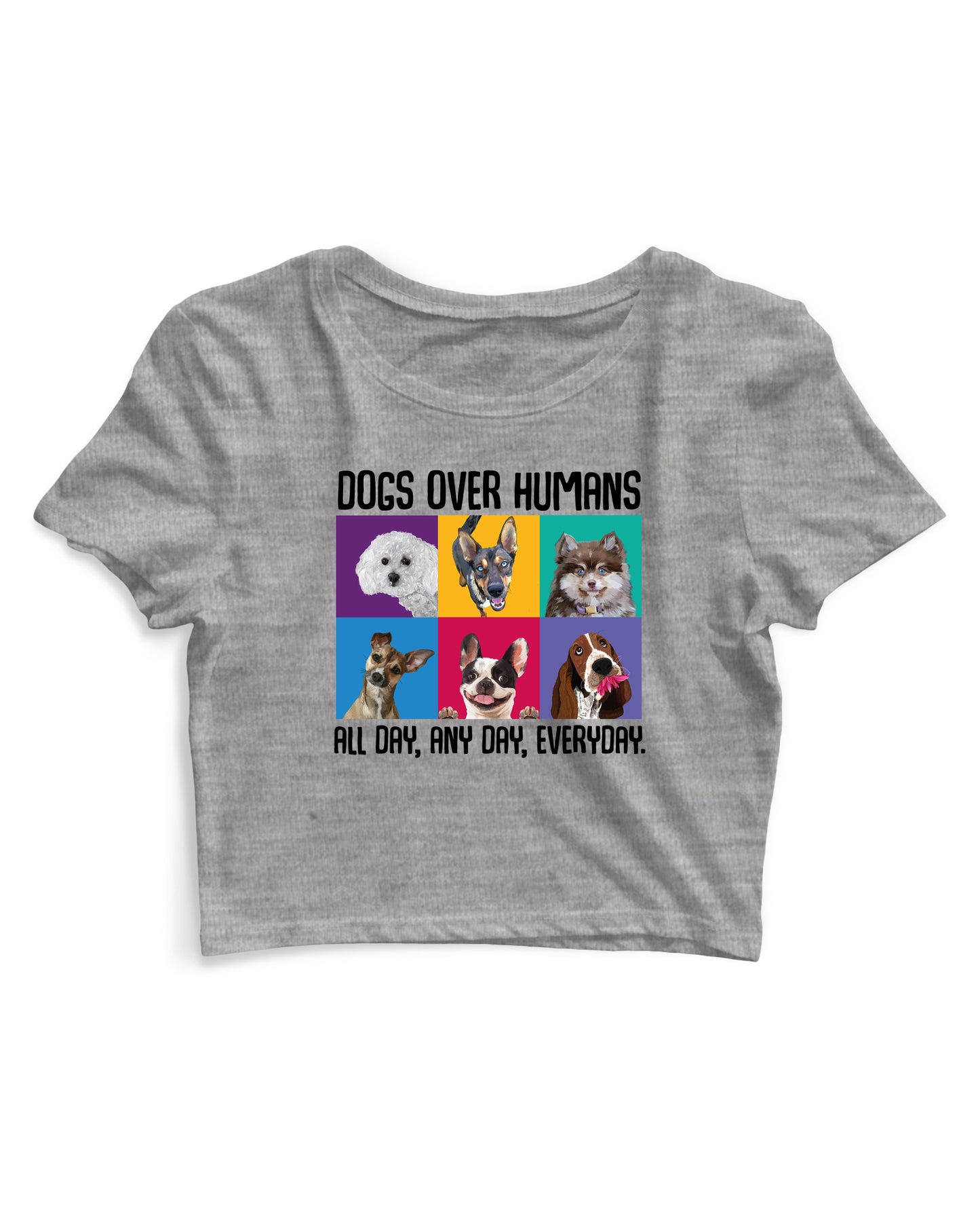 Dogs Over Humans - Women's Crop Top