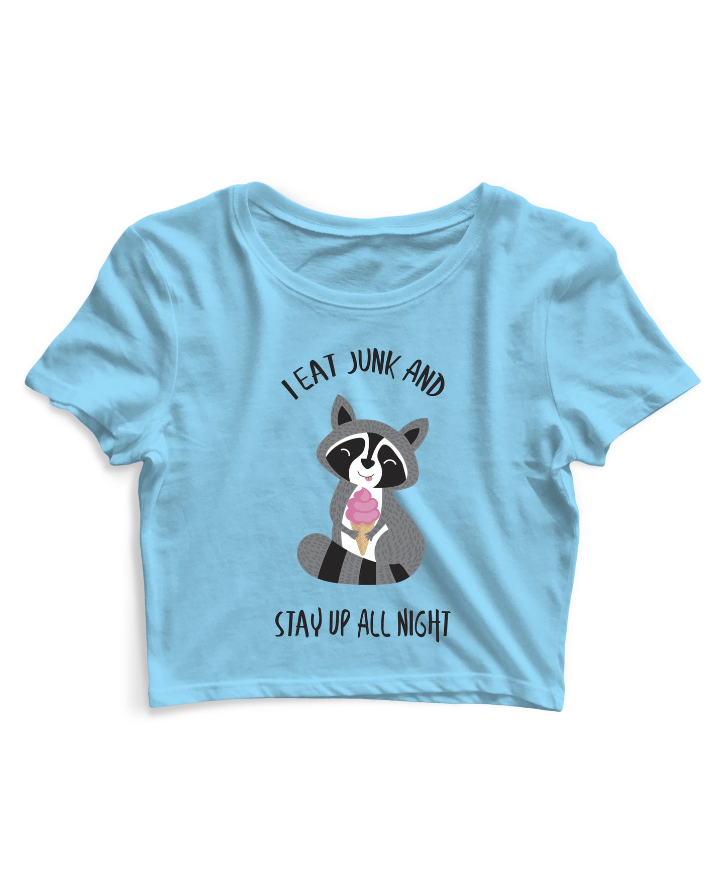 I Eat Junk - Women's Crop Top