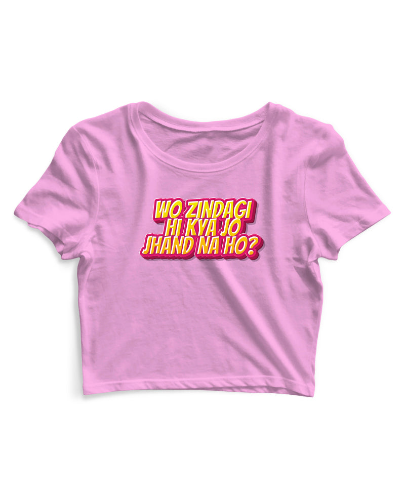Jhand Zindagi - Women's Crop Top