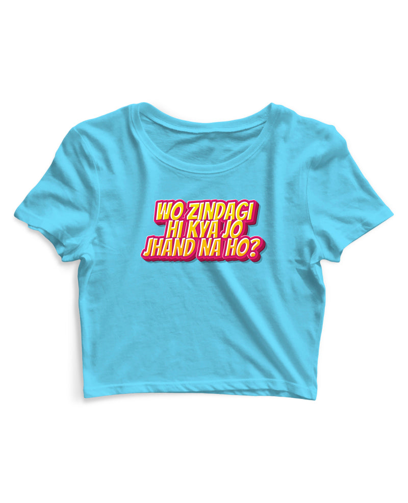 Jhand Zindagi - Women's Crop Top