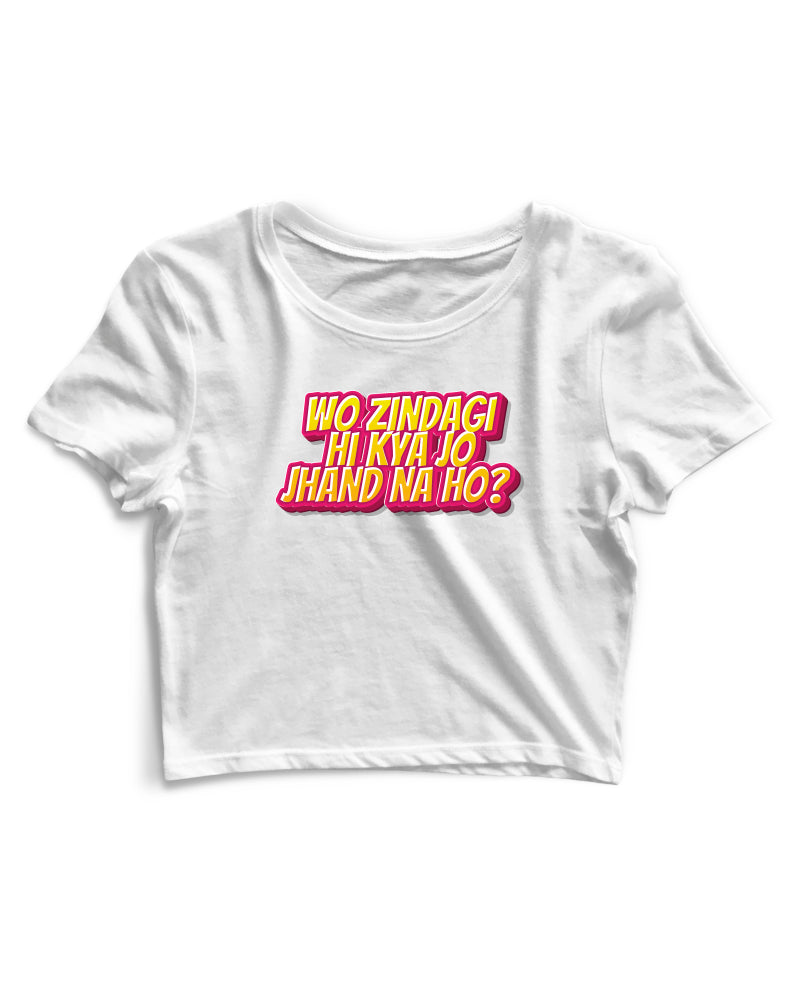 Jhand Zindagi - Women's Crop Top