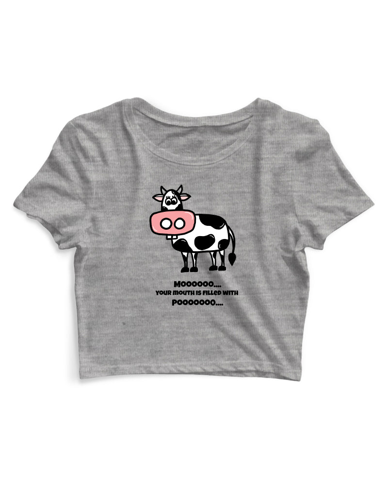 Mooo - Women's Crop Top