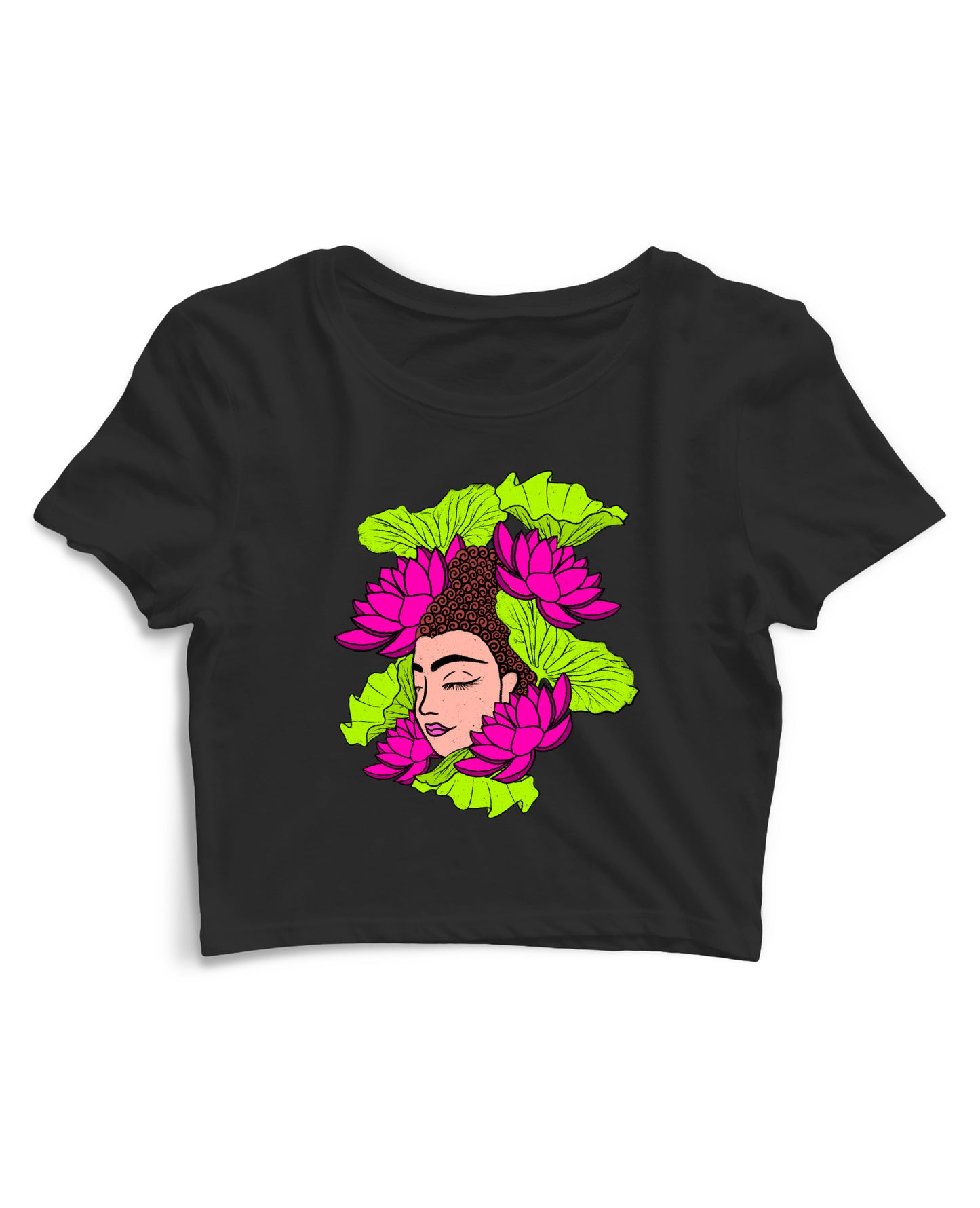 Psychedalic Buddah - Women's Crop Top