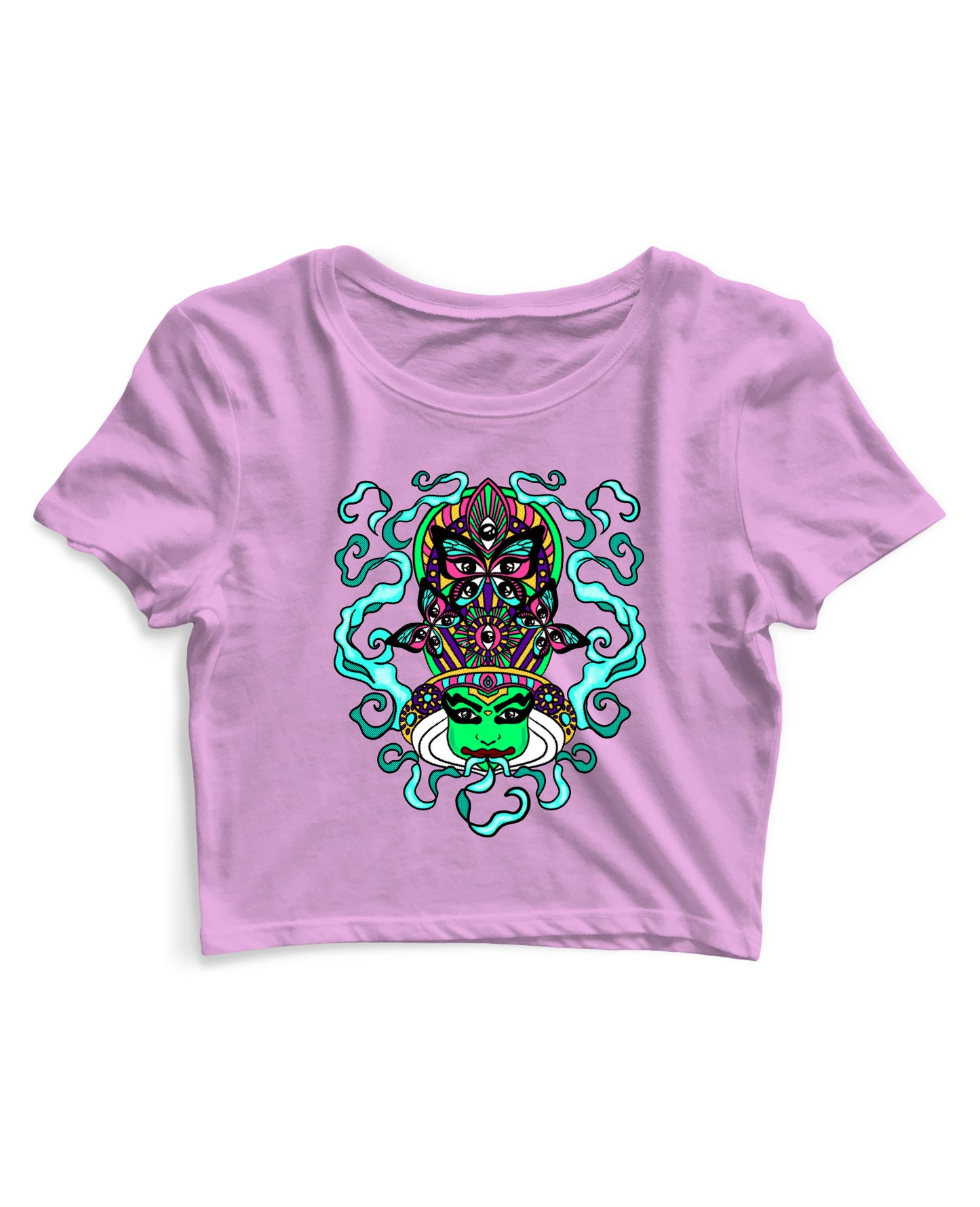 Psychedelic Kathakali - Women's Crop Top