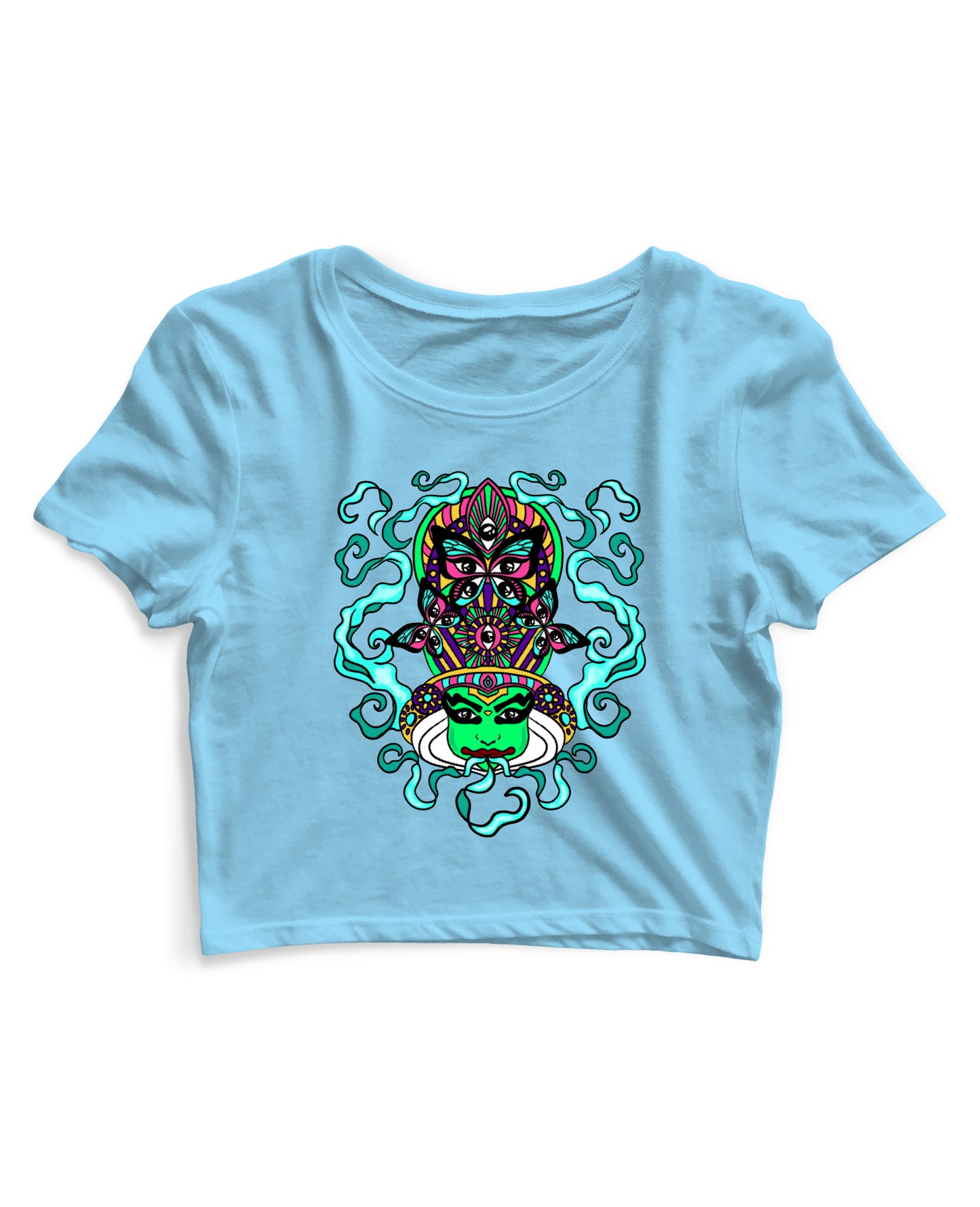 Psychedelic Kathakali - Women's Crop Top
