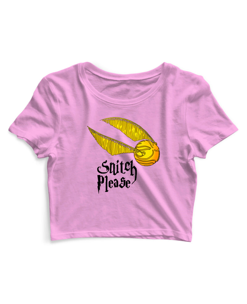 Snitch Please - Women's Crop Top