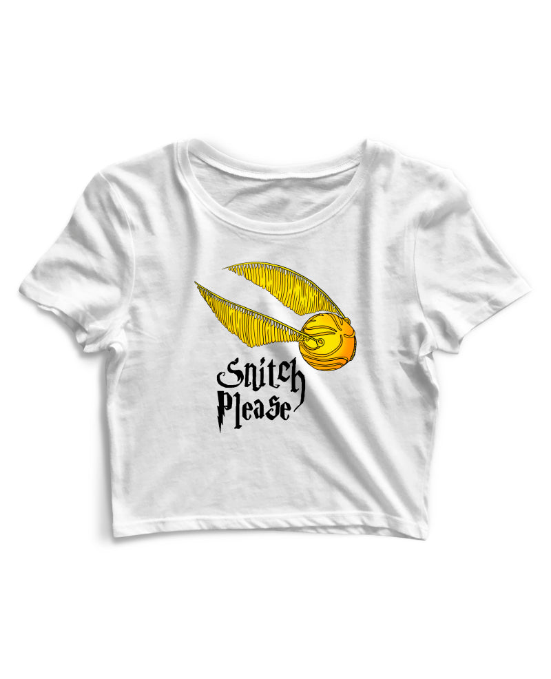 Snitch Please - Women's Crop Top