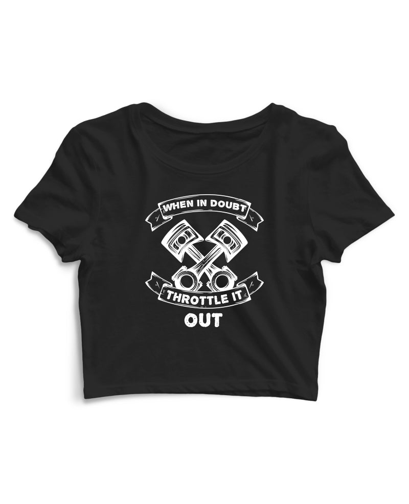 Throttle It Out - Women's Crop Top