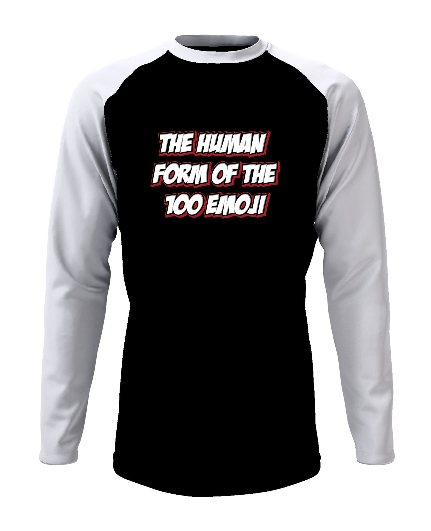 100 Emogi - Men’s Full Sleeve Raglan T-shirt