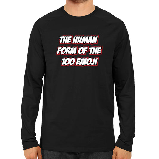 100 Emogi - Men's Full Sleeve T-shirt