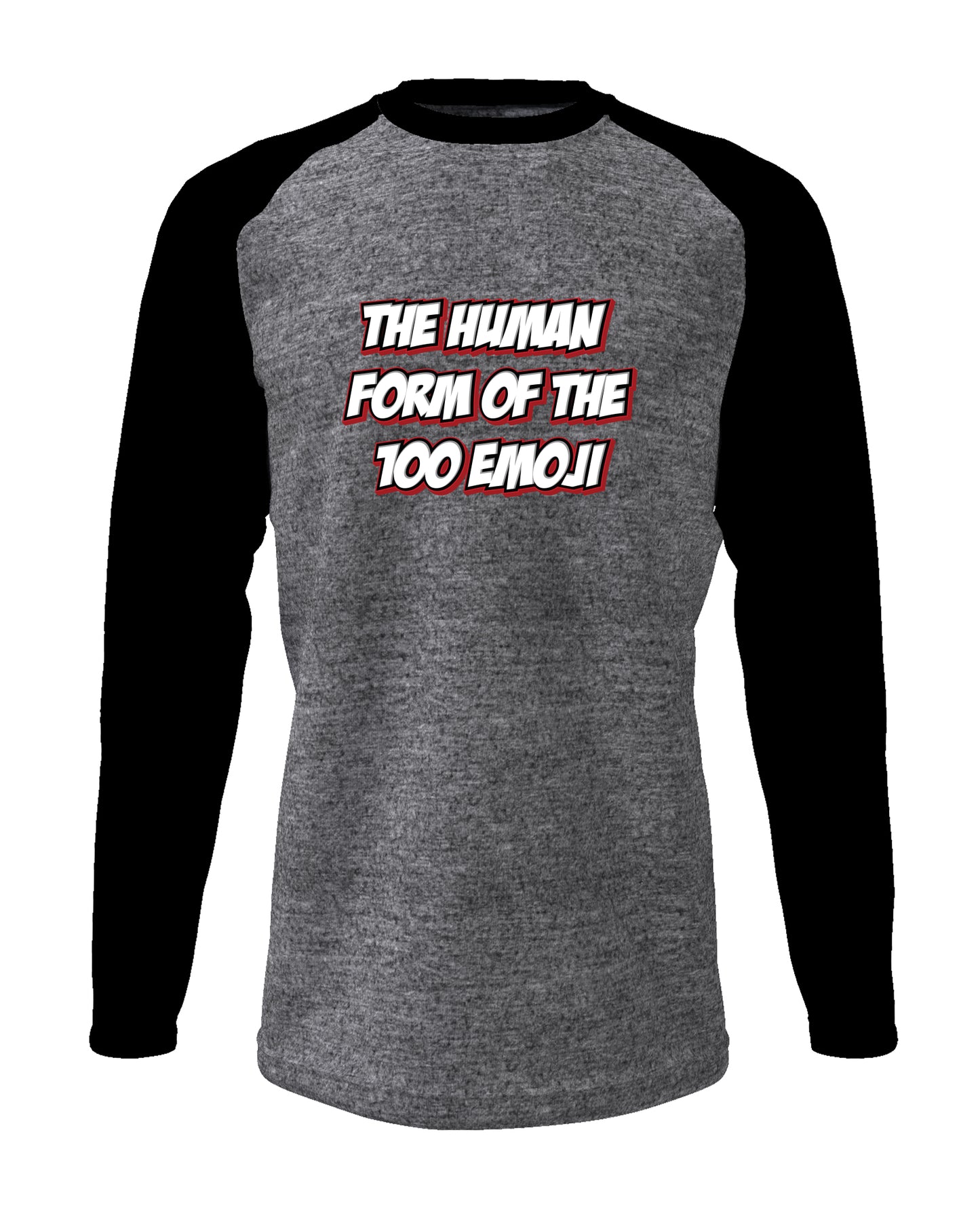 100 Emogi - Men’s Full Sleeve Raglan T-shirt