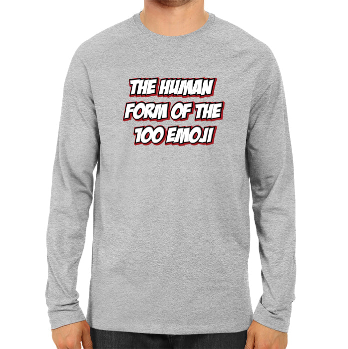 100 Emogi - Men's Full Sleeve T-shirt