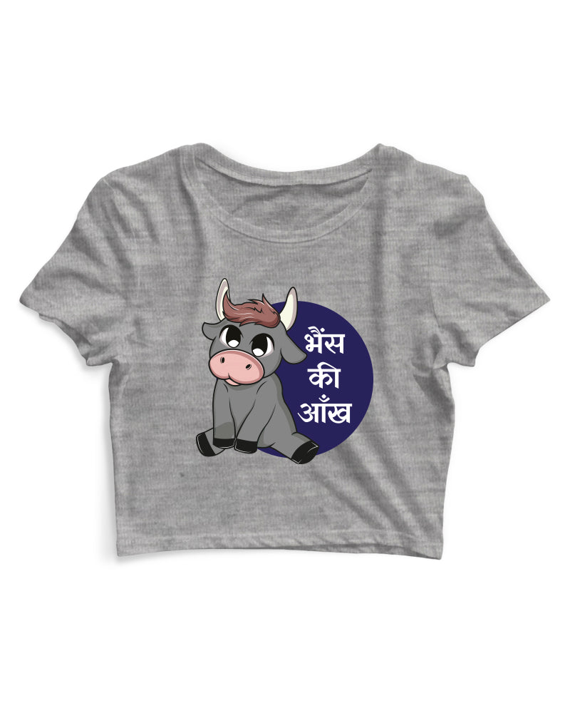 Bhains Ki Aankh Hindi - Women's Crop Top