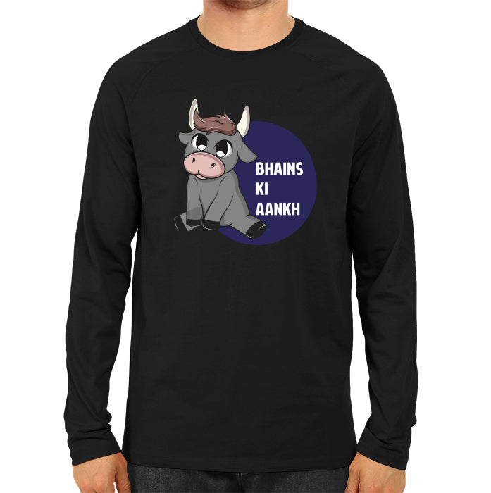 Bhains Ki Aankh English - Men's Full Sleeve T-shirt