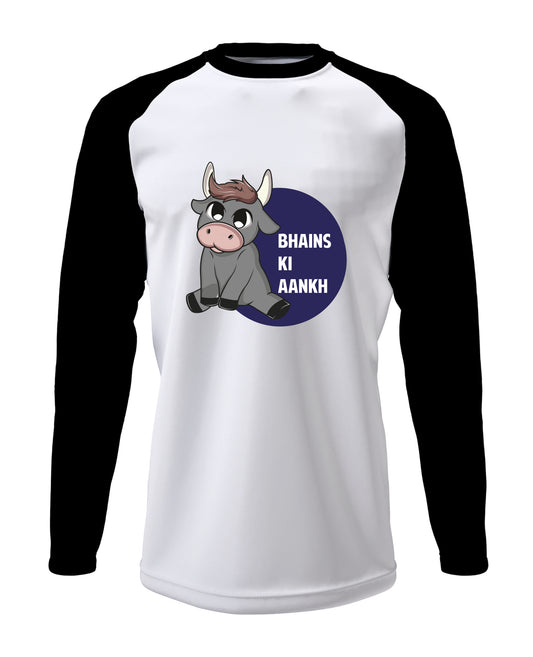 Bhains Ki Aankh English - Men’s Full Sleeve Raglan T-shirt