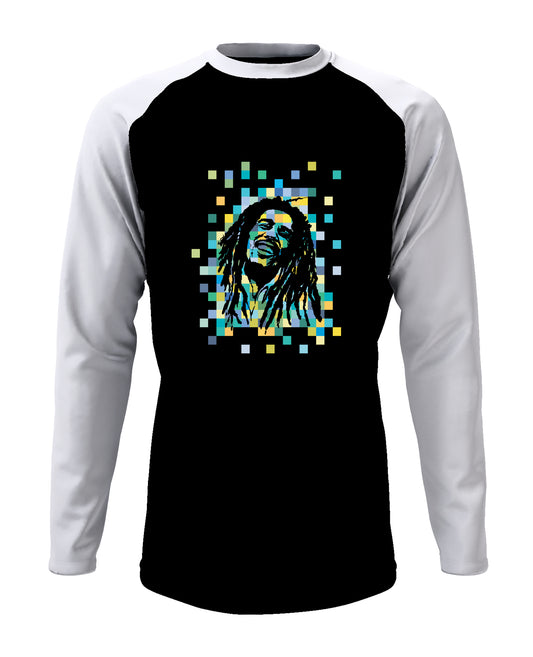 Bob Blocks - Men’s Full Sleeve Raglan T-shirt