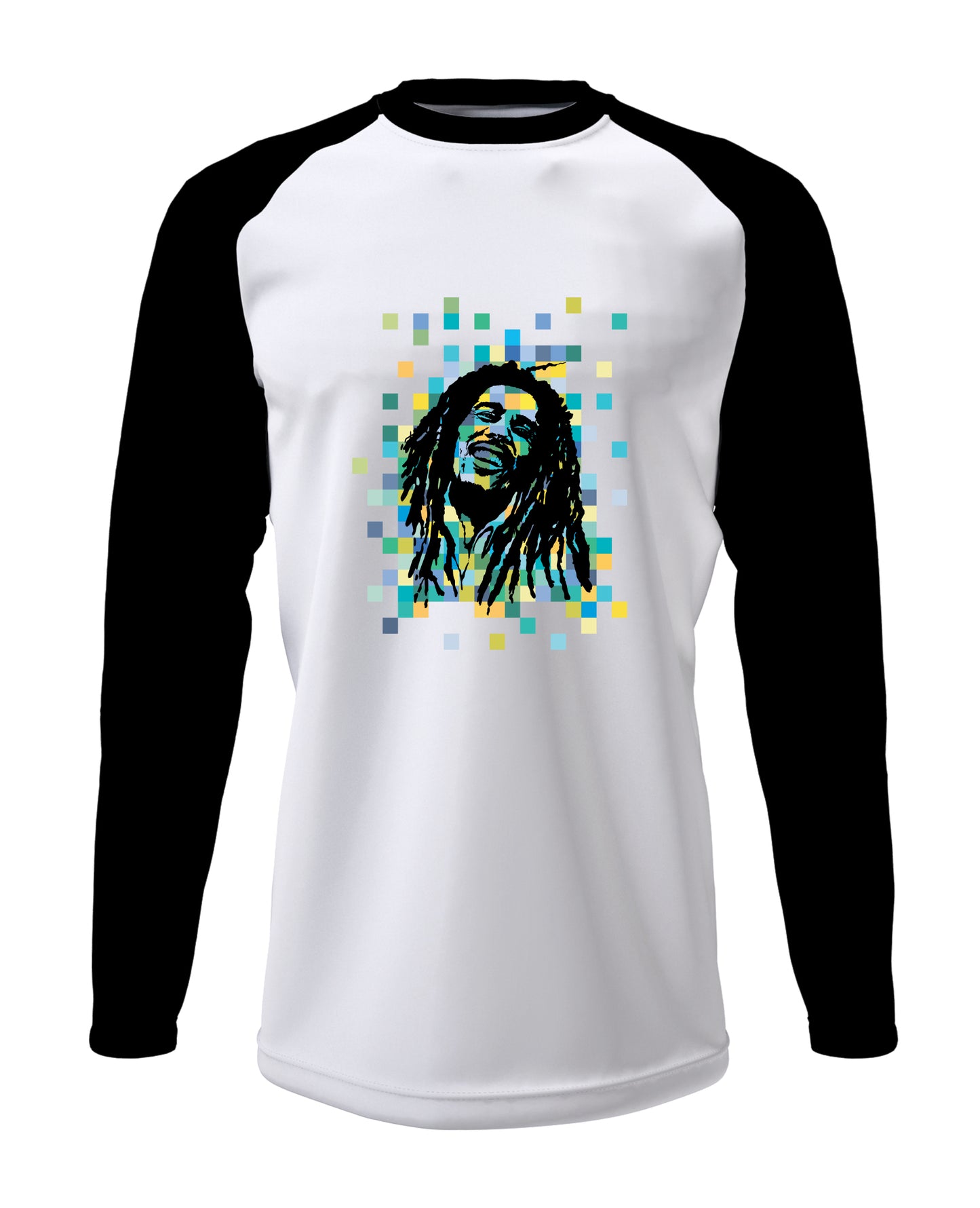Bob Blocks - Men’s Full Sleeve Raglan T-shirt
