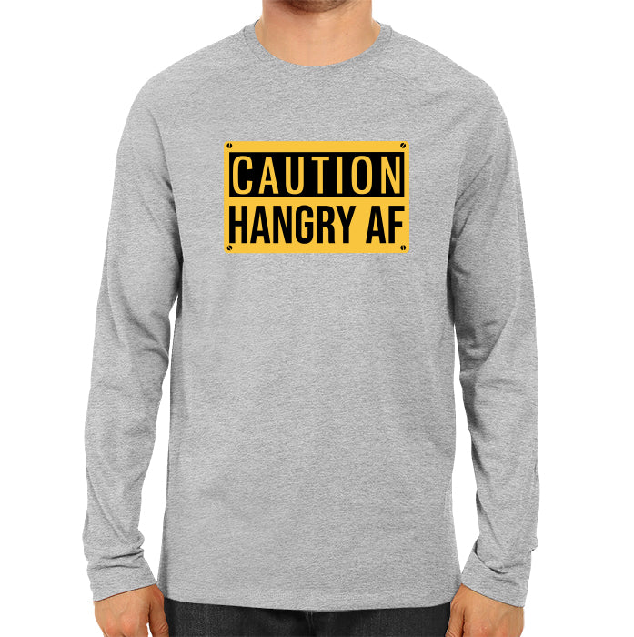 Caution Hangry AF - Men's Full Sleeve T-shirt