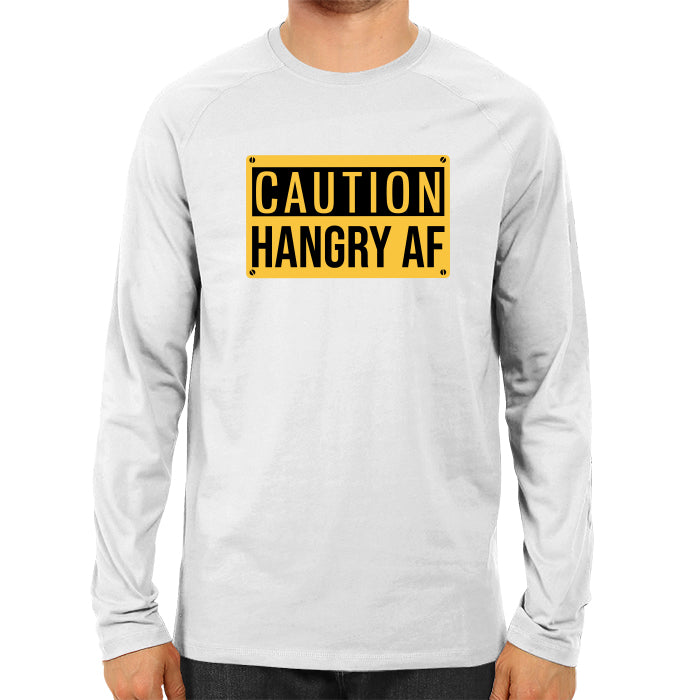 Caution Hangry AF - Men's Full Sleeve T-shirt
