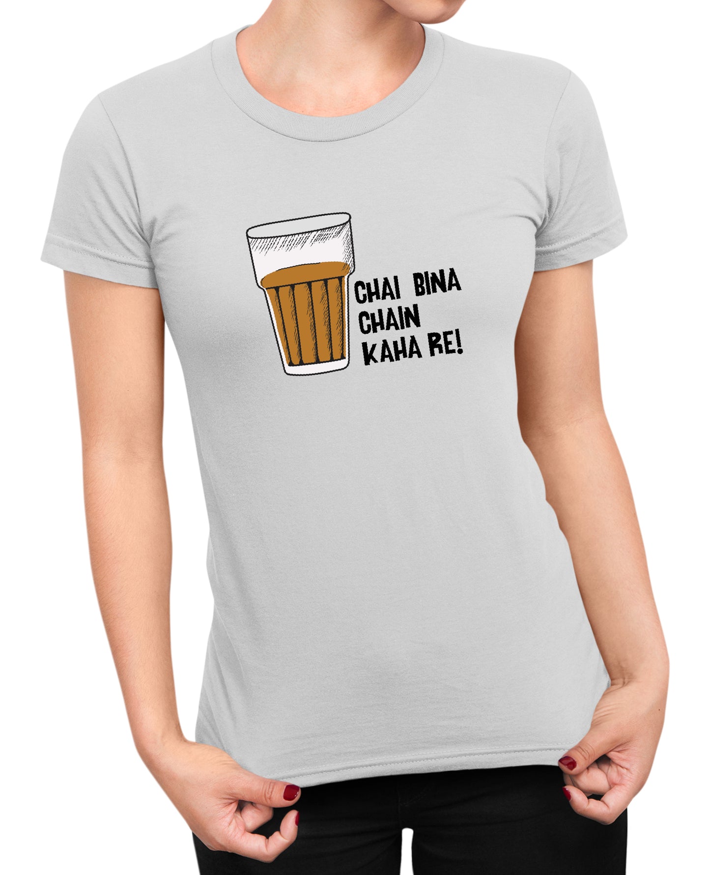 Chai Bina Chain Kaha Re - Women's T-shirt