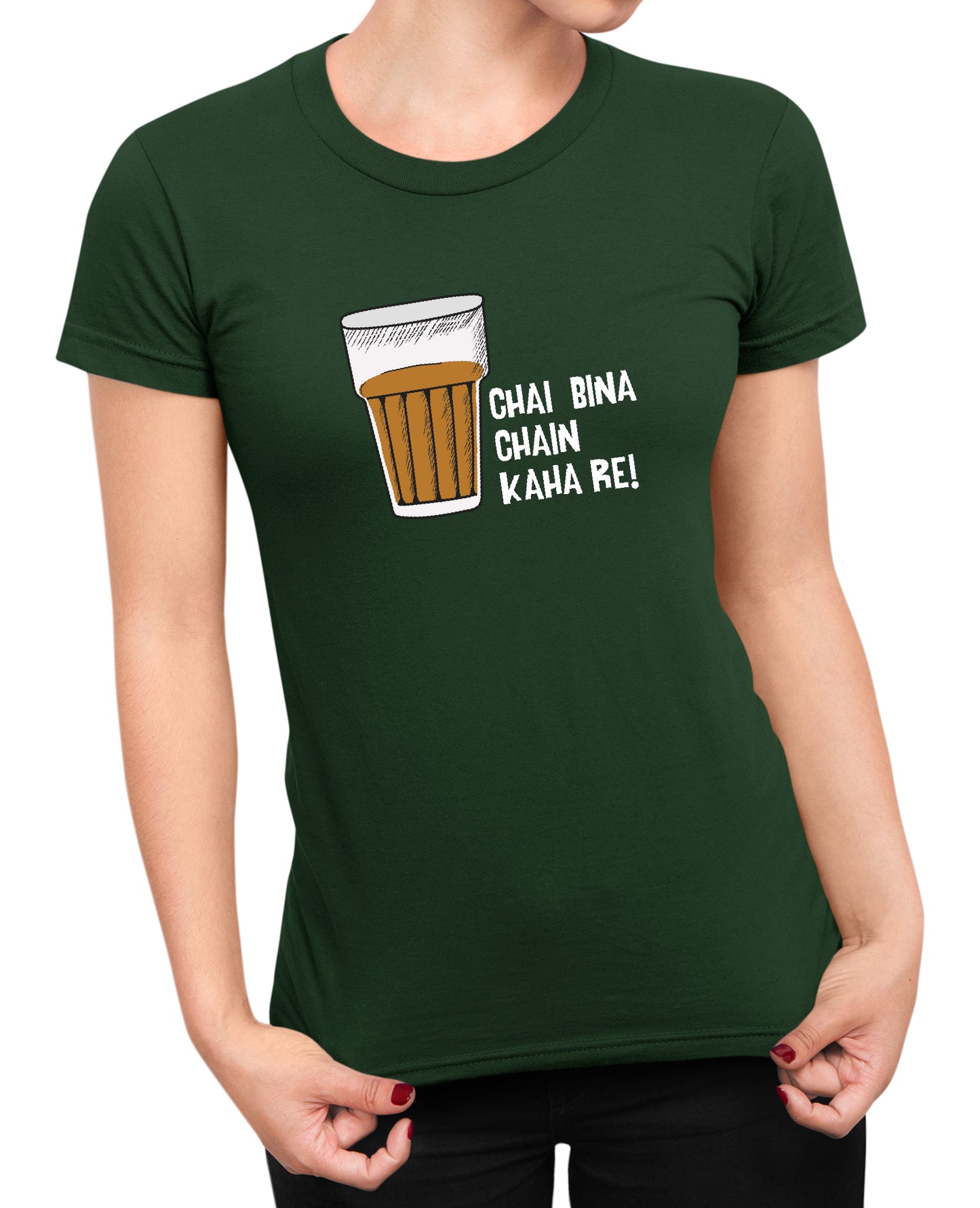 Chai Bina Chain Kaha Re - Women's T-shirt