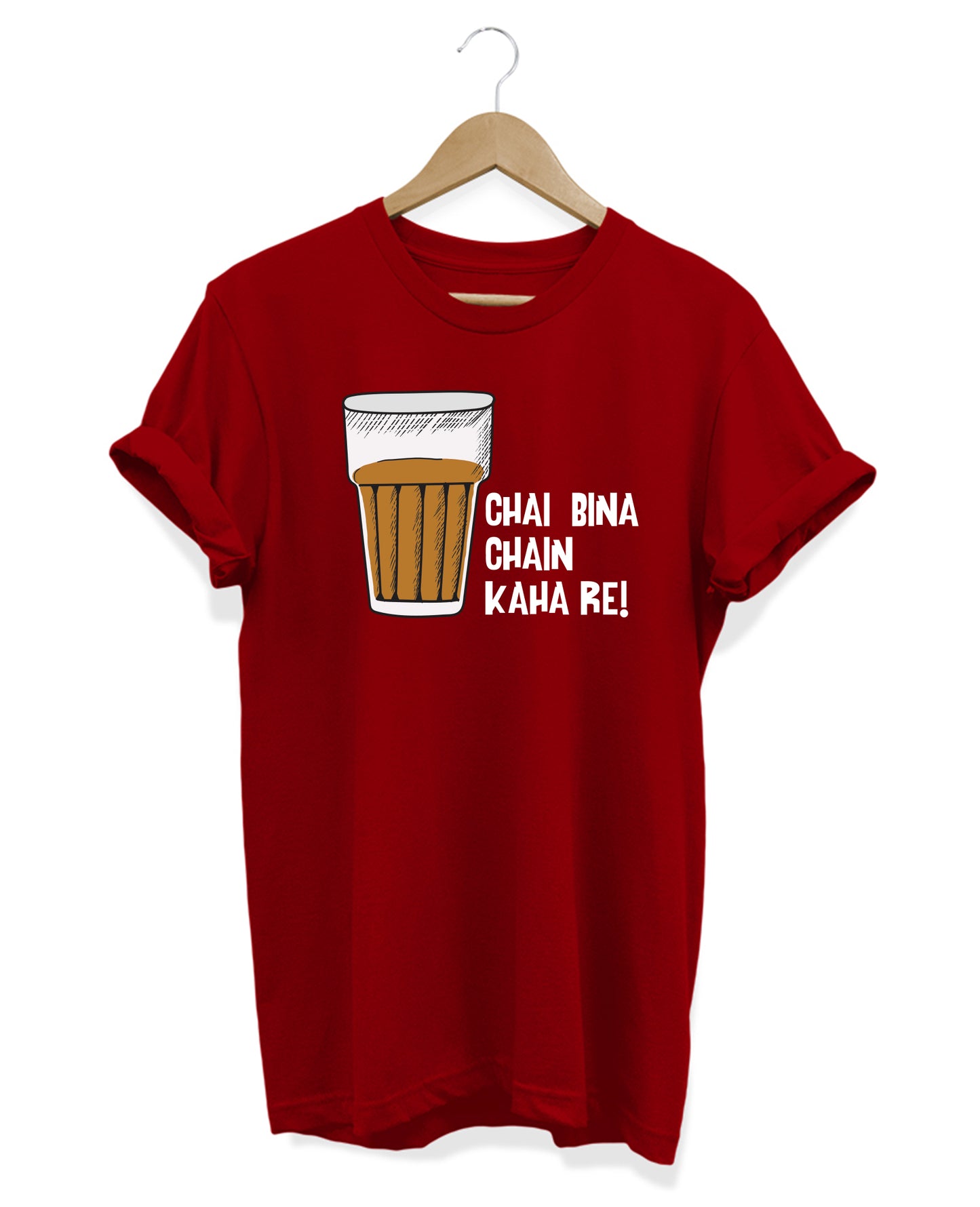Chai Bina Chain Kaha Re - Women's Baggy T-shirt