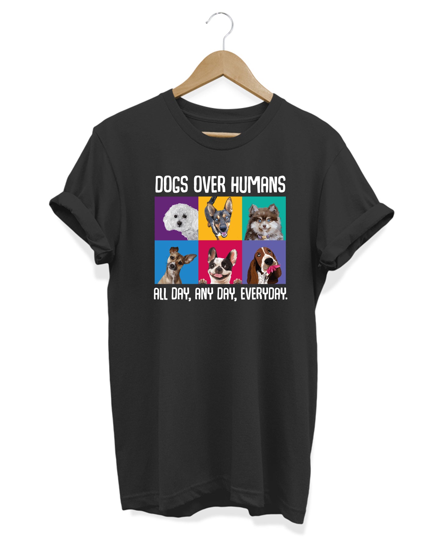 Dogs Over Humans - Men's T-shirt