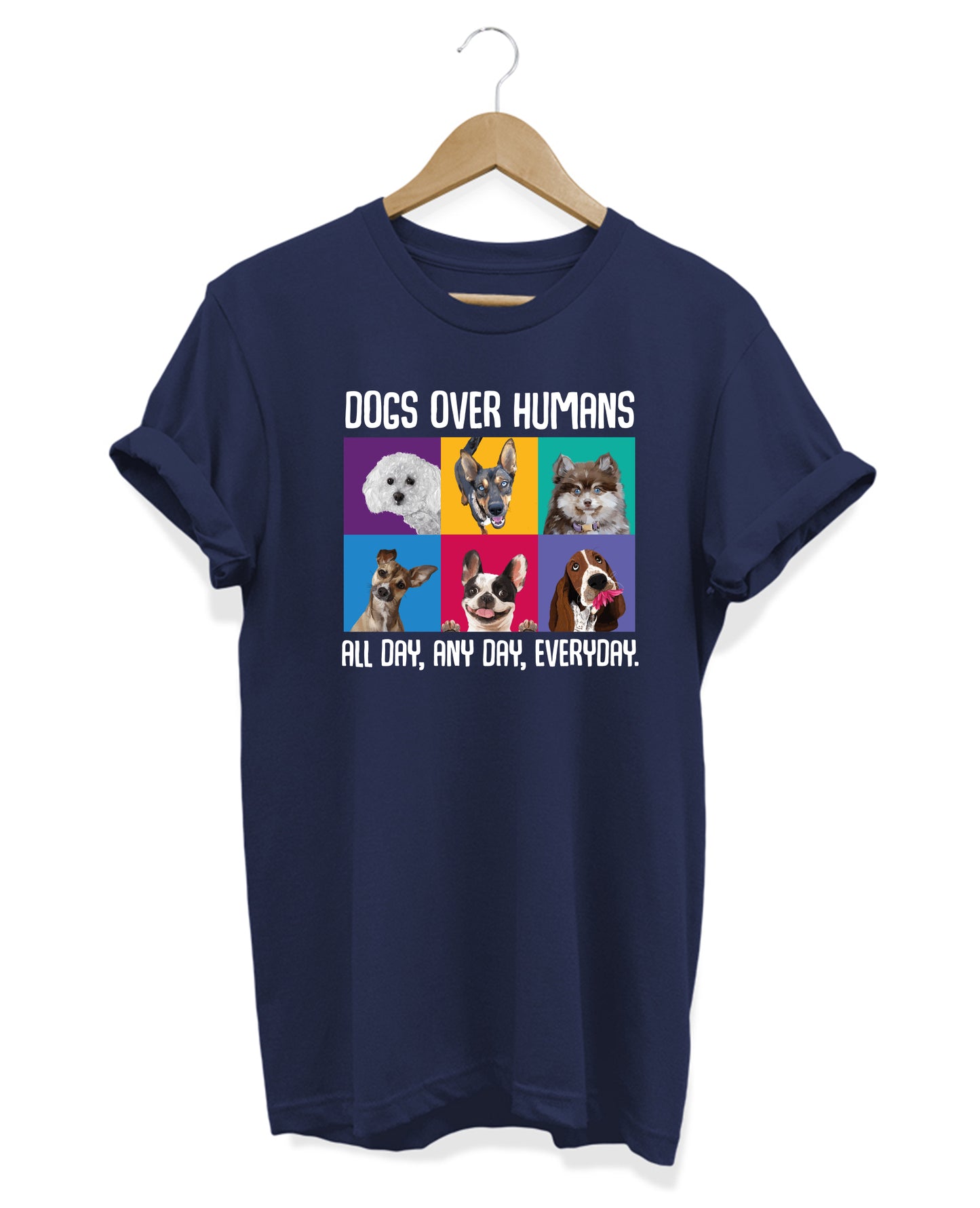 Dogs Over Humans - Men's T-shirt
