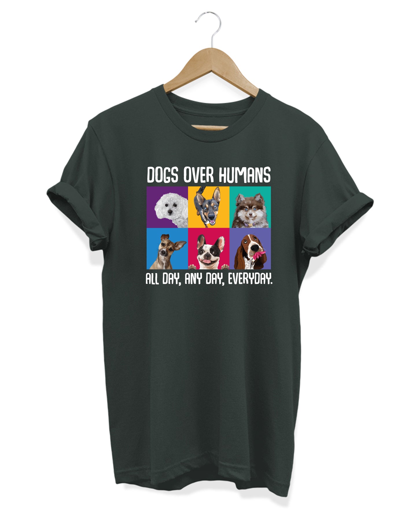 Dogs Over Humans - Men's T-shirt