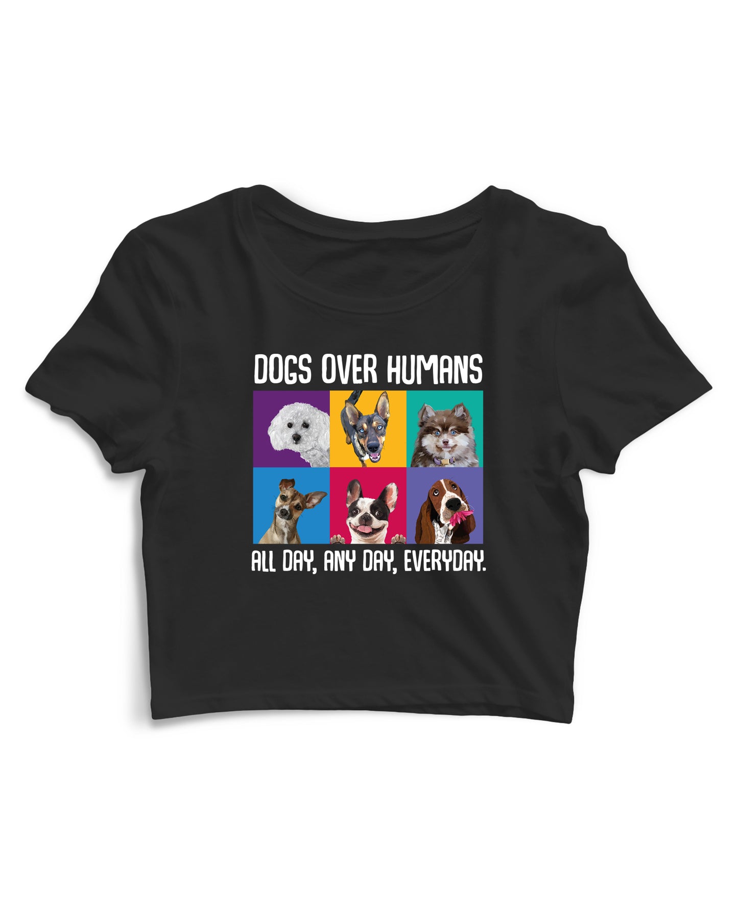 Dogs Over Humans - Women's Crop Top