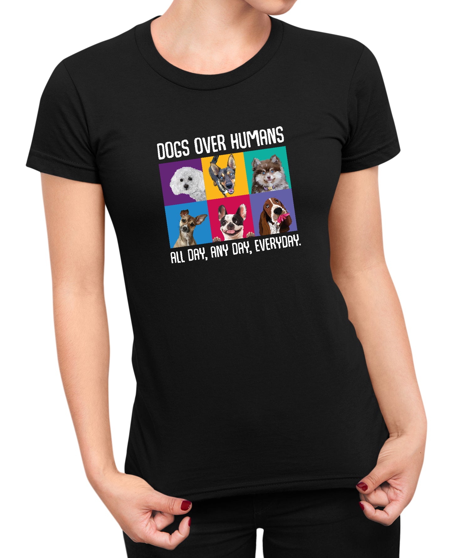 Dogs Over Humans - Women's T-shirt