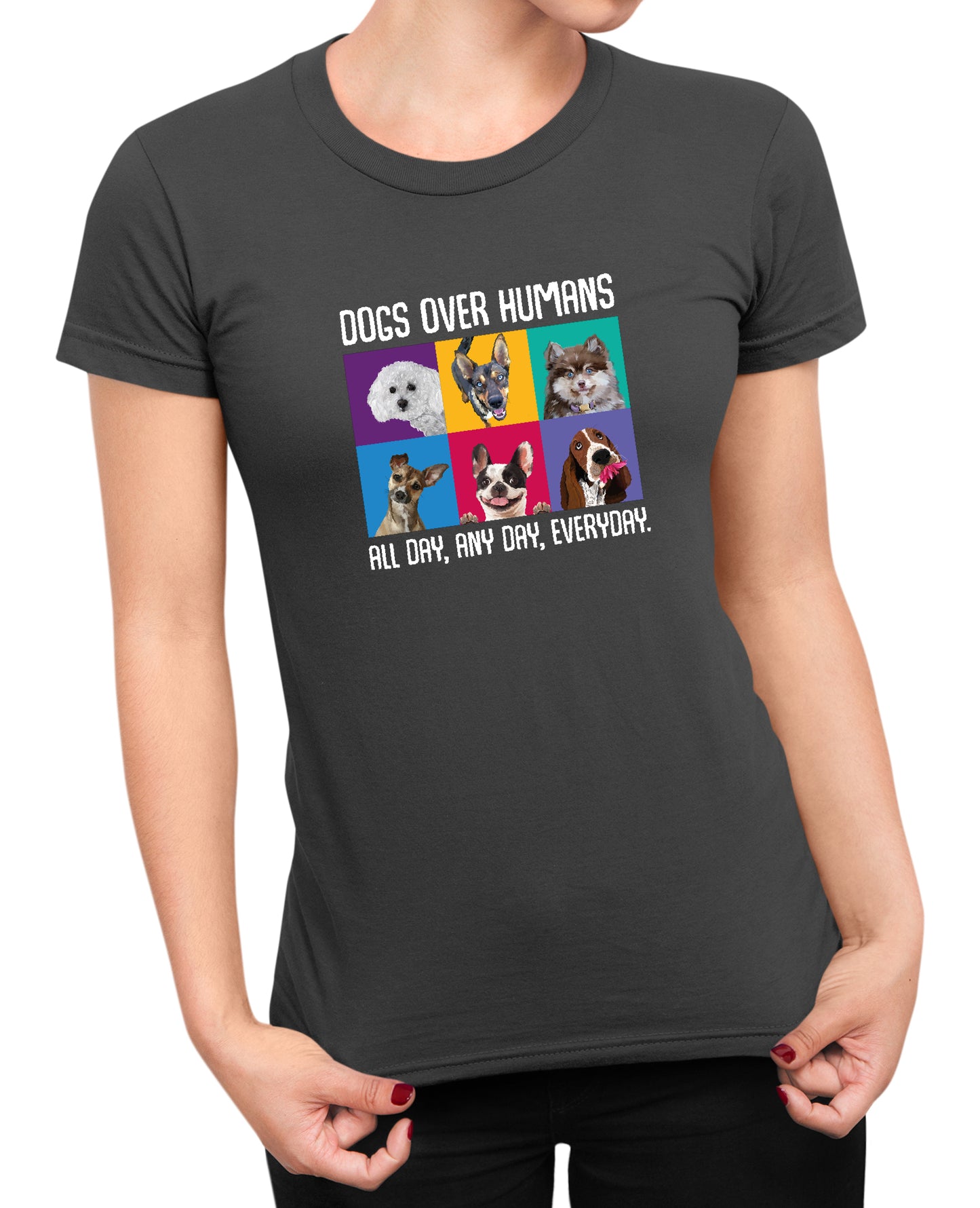 Dogs Over Humans - Women's T-shirt