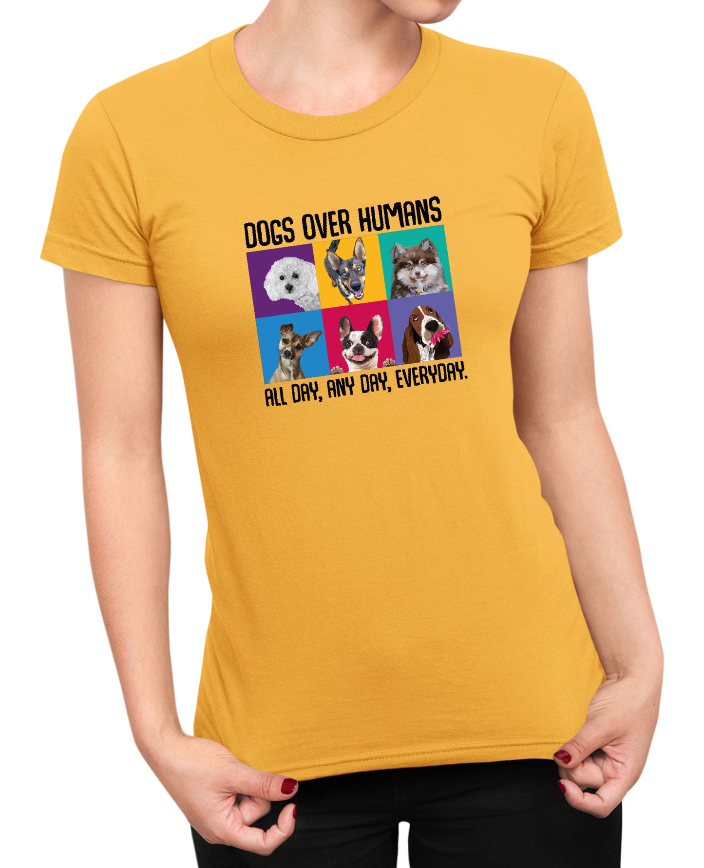 Dogs Over Humans - Women's T-shirt