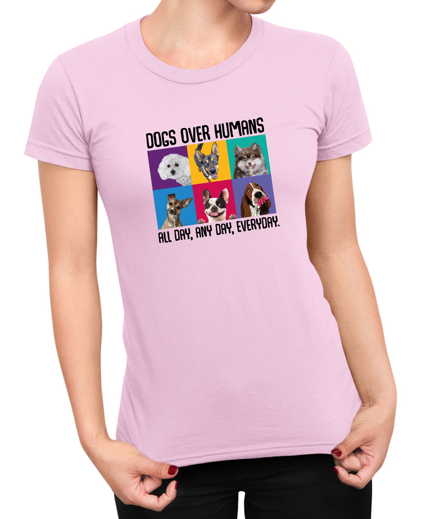 Dogs Over Humans - Women's T-shirt