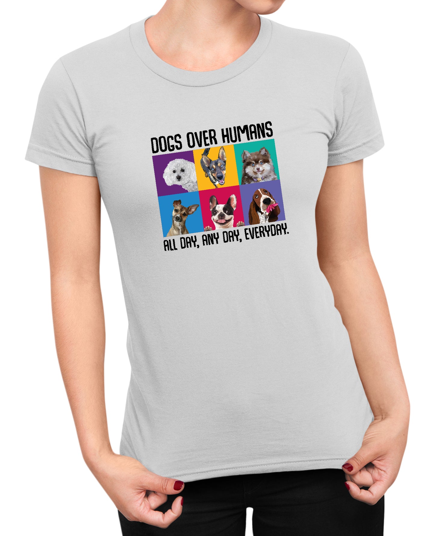Dogs Over Humans - Women's T-shirt