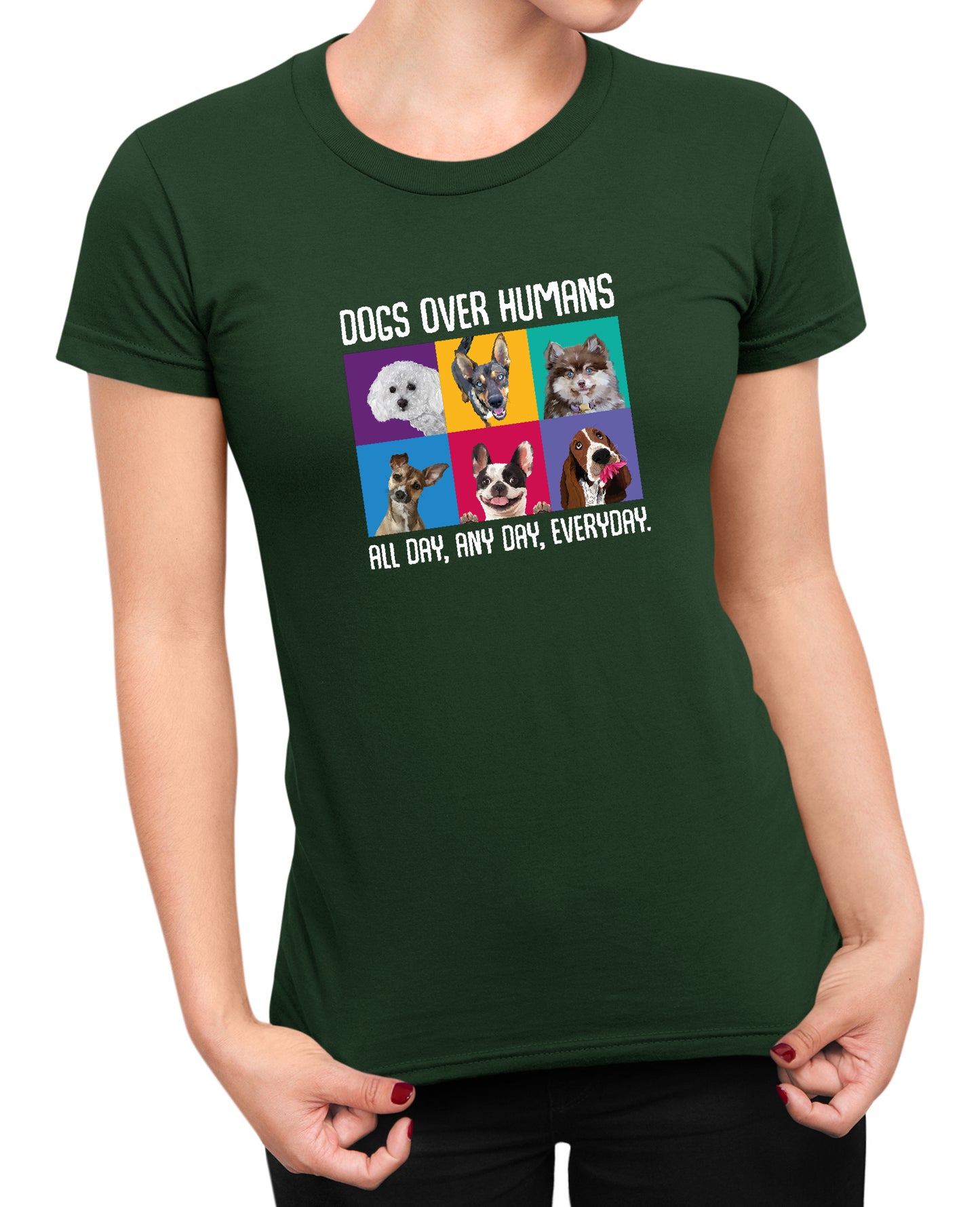 Dogs Over Humans - Women's T-shirt