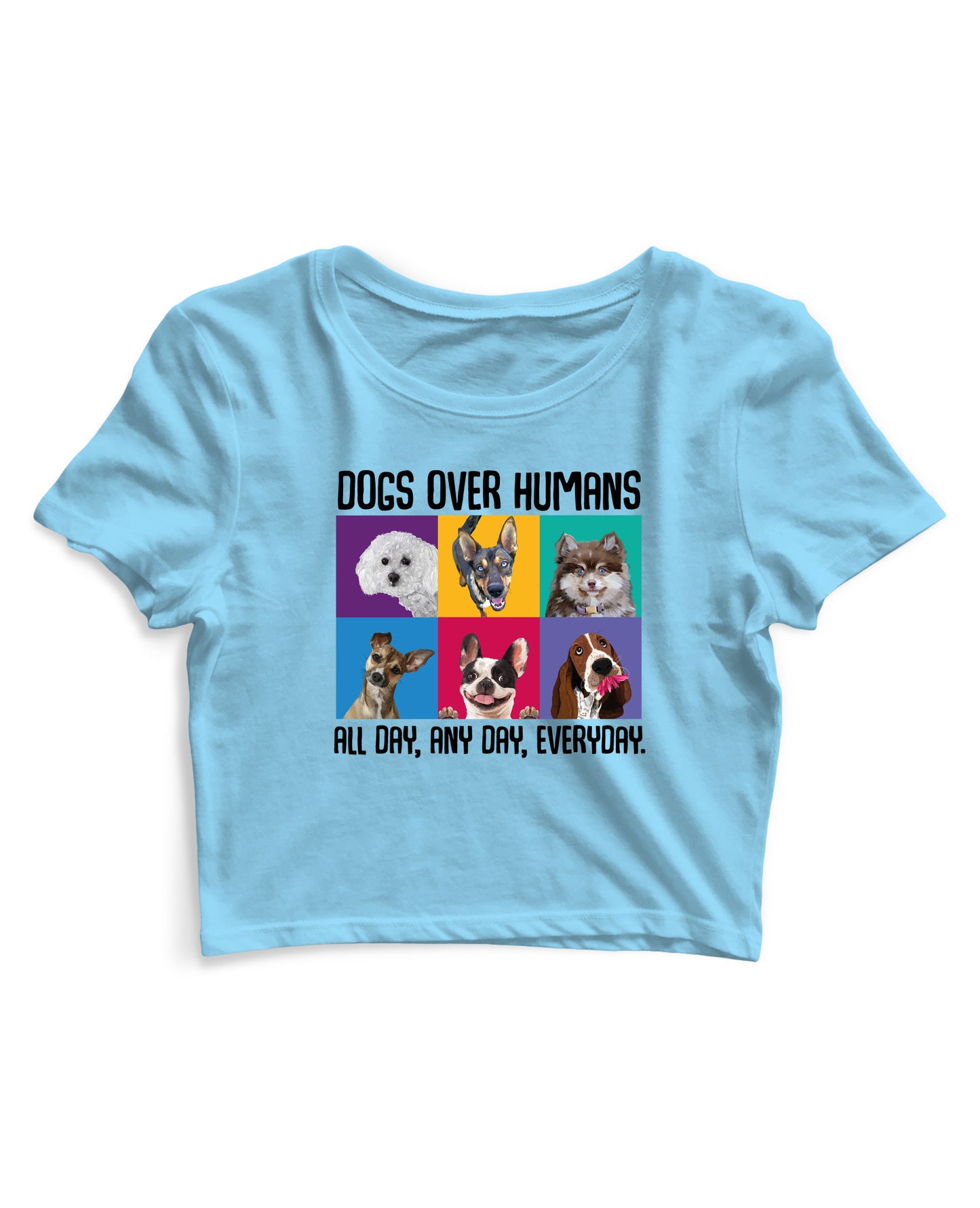 Dogs Over Humans - Women's Crop Top
