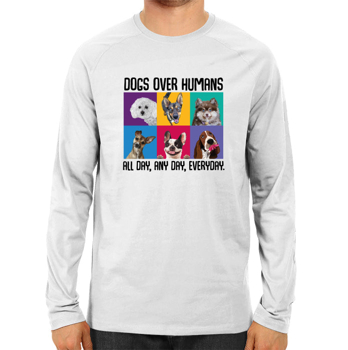 Dogs Over Humans - Men's Full Sleeve T-shirt