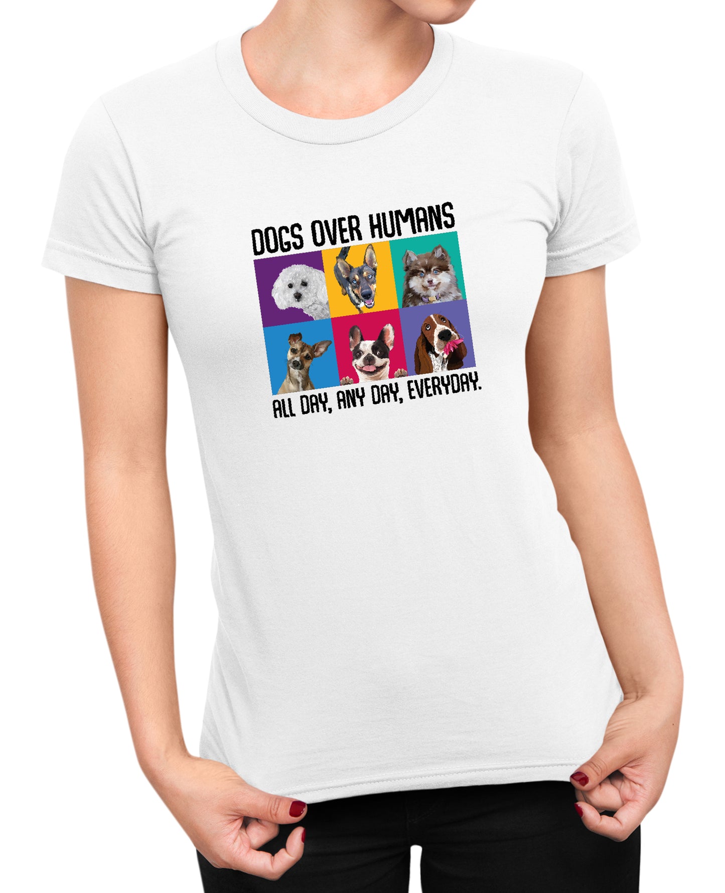Dogs Over Humans - Women's T-shirt