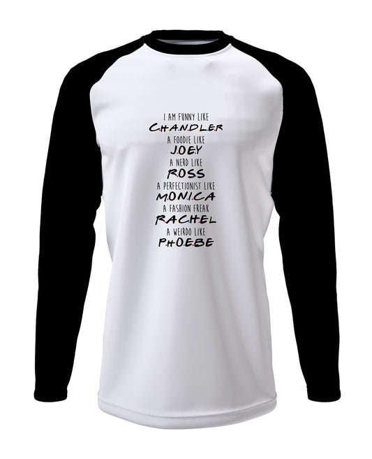 Friends - Men’s Full Sleeve Raglan T-shirt