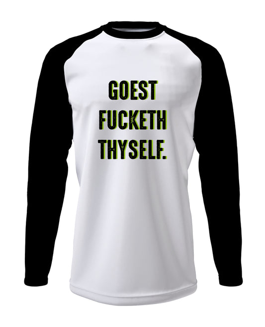 Goest Fucketh Thyself - Men’s Full Sleeve Raglan T-shirt