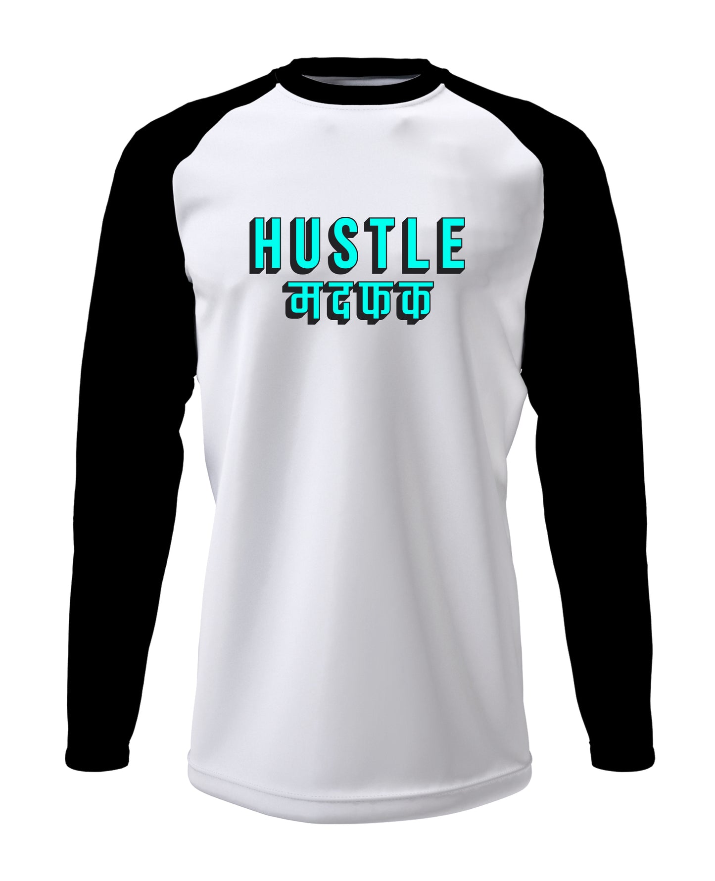 Hustle Madafaka - Men’s Full Sleeve Raglan T-shirt